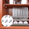 80Pack Shelf Support Pegs, Transparent Plastic Shelf Holder Pins,Bracket Pins,