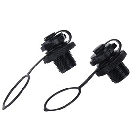 Pack of 2 Inflatable Boat Valve Replacement Raft Kayak Screw Air Valve for Dinghy Inflatable Boat Raft Pool Boat