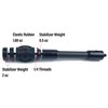 ZMATLIAO Carbon Archery Bow Stabilizer Single Side Adjustable V-Bar Mount