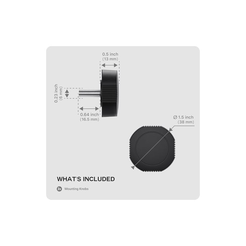 TUSITA Mounting Knobs Compatible with Lowrance HOOK2 Reveal 7 9