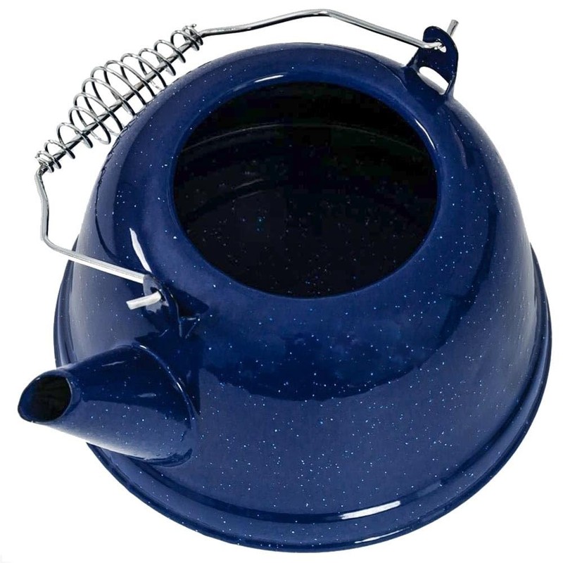 Campfire Enamel Kettle, Navy, 2500 ml Capacity