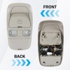 Nirakoka UPGRADED Overhead Console with Dome LED Lights & SunGlasses