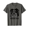 Aussie Dad - Australian Shepherd Dog Dad T-Shirt for Men