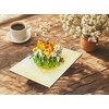 PQ Bees Daffodils with Hummingbirds Mothers Day Cards, 3D Birthday