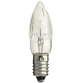 Konstsmide 1095-030 Ersatzbirne / für Innen- und Außenbaumketten, 3W, 3er Blister, Klar