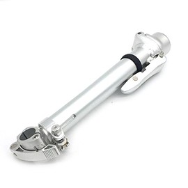 SENQI Folding Bike Stem Quick-Release Aluminum Alloy Adjustable Stem Without Teeth BSZ002 25.4×28.6×460mm(Silver)