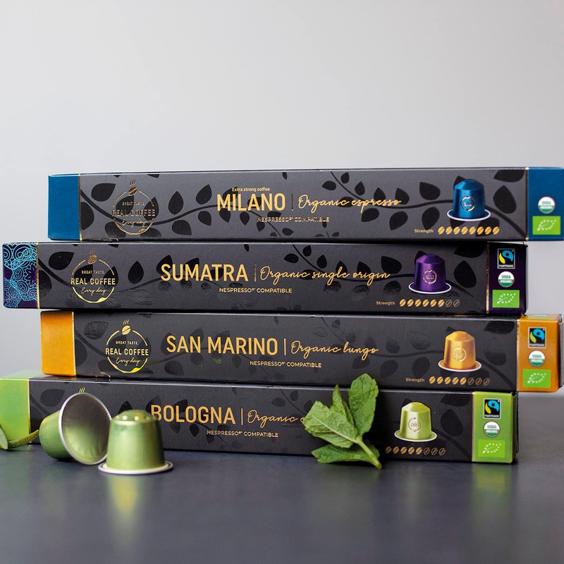 Strong Espresso Variety Pack for Nespresso | 100 Bold Aluminum