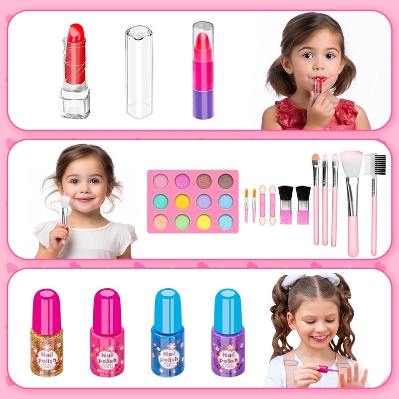 Kabeila Makeup Set, Girls, Toy, Makeup Set, Children, Kids Makeup,