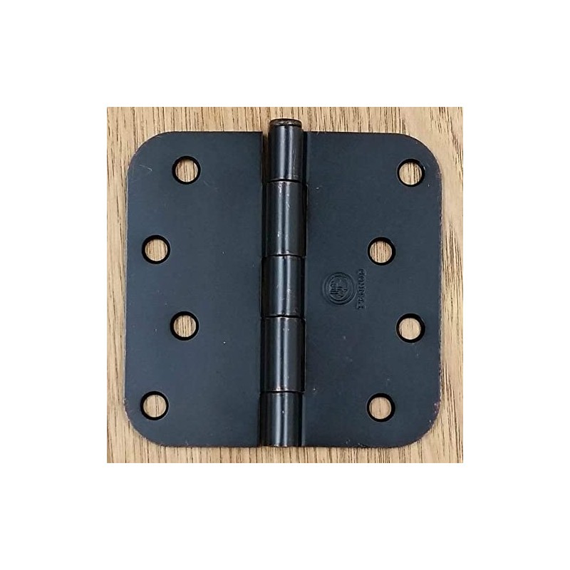 Penrod Door Hinges, Oil Rubbed Bronze, 4 inch with 5/8