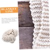KONTONTY 1Pc Comfortable Coarse Wool Chenille Knitting Yarn Soft Blanket
