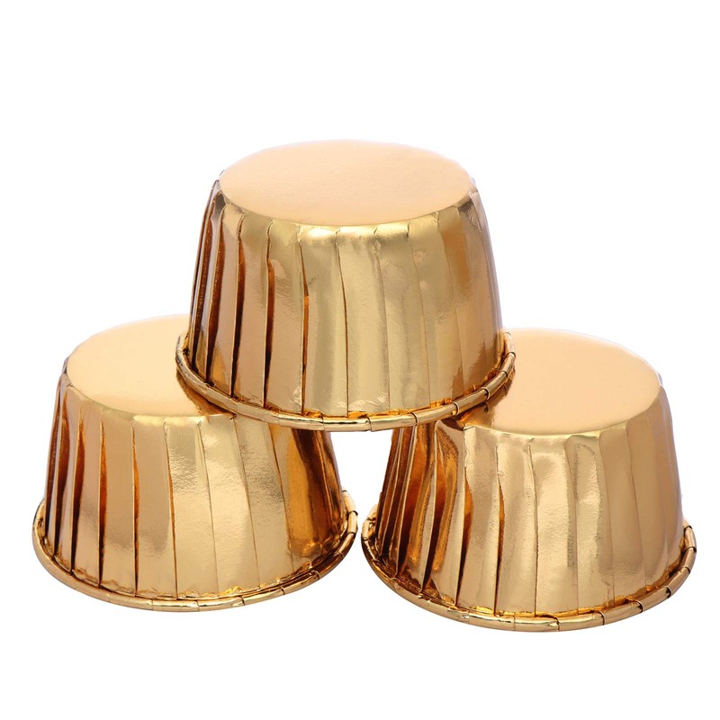FADACAI 50 Pieces Cupcake Ramekins, 7oz 154ml Cupcake Cases, Disposable