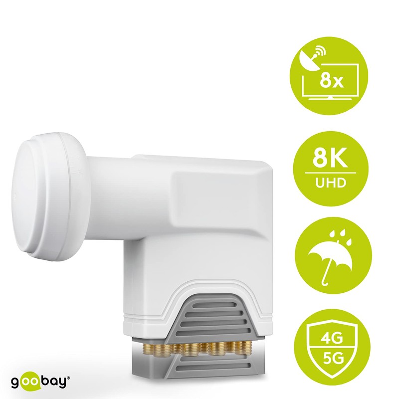 Goobay 67273-GB Octo LNB Weather Protect