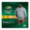 Depend Protection Plus Ultimate Underwear for Men Extra Large 80-count: