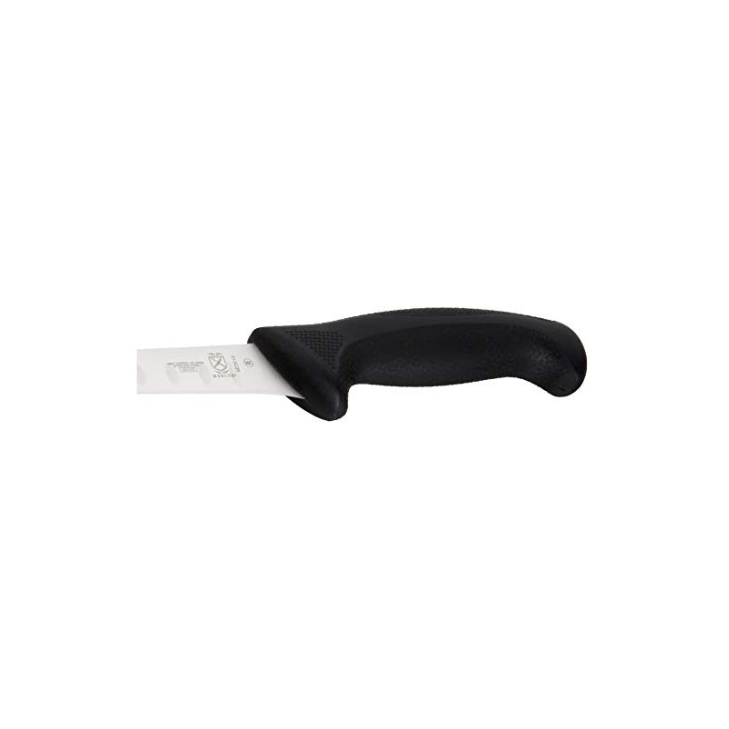 Mercer Culinary M23010 Millennia Black Handle, 10.3-Inch Granton Edge, Salmon,