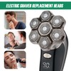 7D Shaver Heads Replacement 7 Blades Bald Head Shaver Replacement