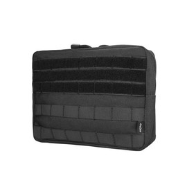 ProCase 프로케이스 전술 관리자 몰 파우치, 밀리터리 MOLLE 파우치 수평 다목적 유틸리티 기기 도구 가방, 잡지, 손전등, 지도 및 기타 야외 활동용 소형 -블랙 ProCase Tactical Admin MOLLE Pouch, Horizontal Multipurpose Utility Tool Bag for Magazines, Flashlights, Maps and Other Small Field Gear - Black