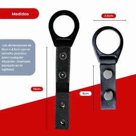 Tahali Nylon Police Defense Holder Accessories Hunting Tahali Security Surveillance Belt Men's Tactical Torra Tonfa Bracket Bracket Arnes Civil Guard National Police Professional