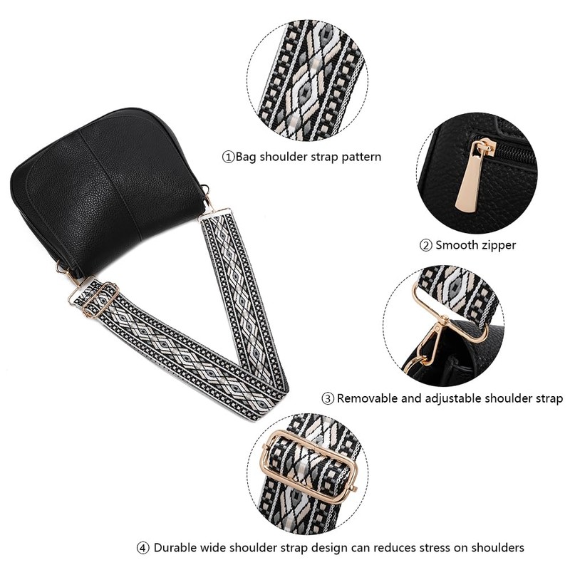 ELIOX Small Shoulder Bag for Women with Shoulder Strap 2