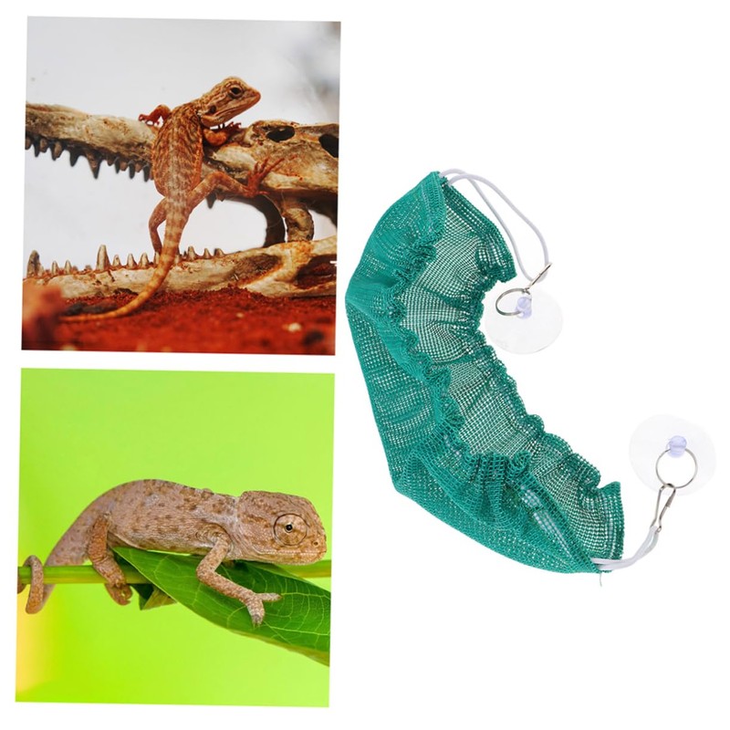 SUPVOX 2-Pack Reptile Climbing Accessory Bearded Dragon Hammock Fabric Sleeping