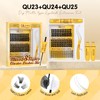 QUEWEL Lash-Cluster Kit 144Pcs D Curl Mixed 3 Styles Eyelashes-Individual