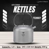 Keith Titanium Kettle - Premium Lightweight Camping Kettle for Boiling