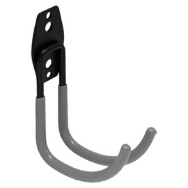 Eagles Garage Double Hooks,Utility Heavy Duty Steel Garage Storage Hooks,Wall Mount Garage Hanger&Organizer for Organizing Bike, Ladder and Garden Tools(Large Round)