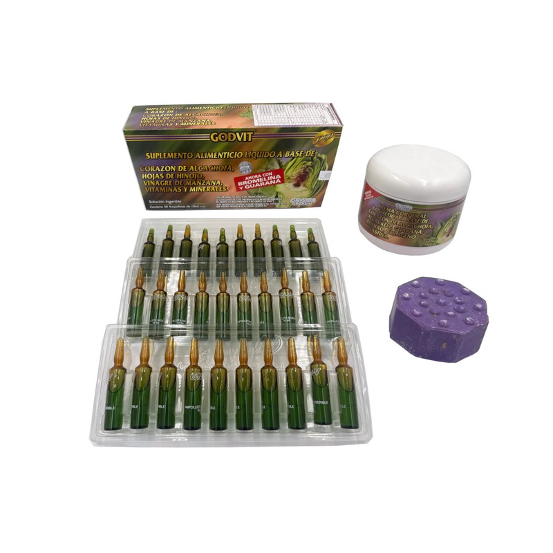Caja ampolletas de Alcachofa GN+V (30 unidades de 10ml c/u)