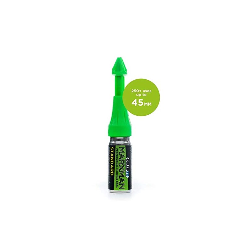 MarXman Green Chalk Marking Pen x4 Hole Marking Tool Upto