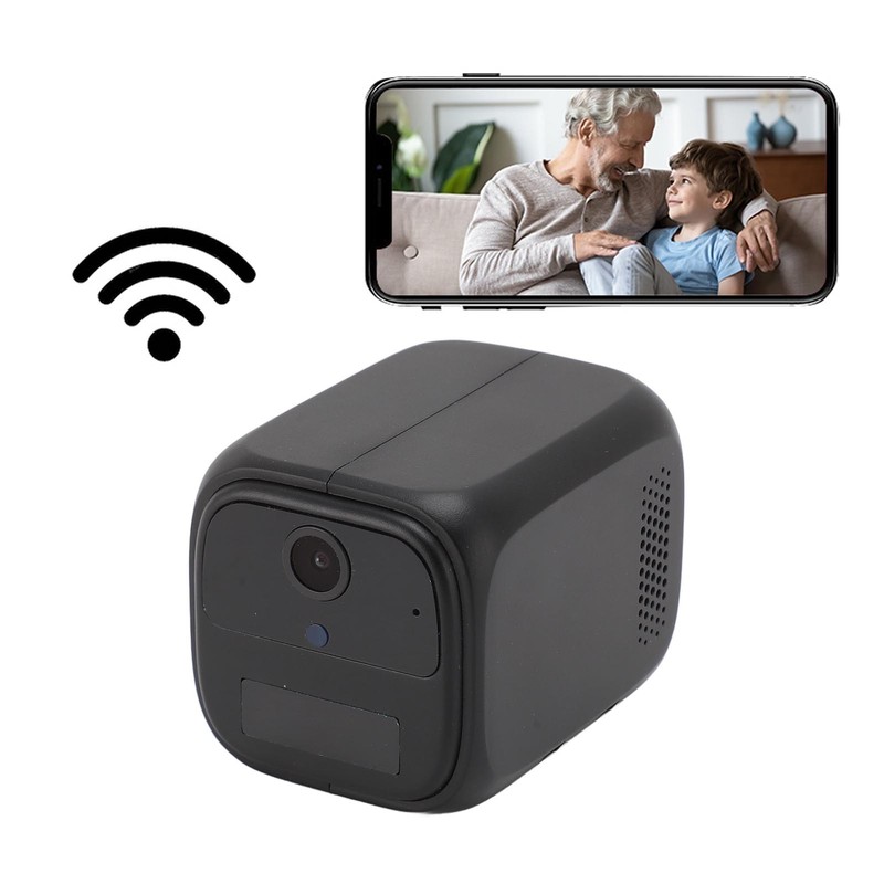 WiFi Camera 1080P HD Remote Surveillance Night Vision Wide Angle