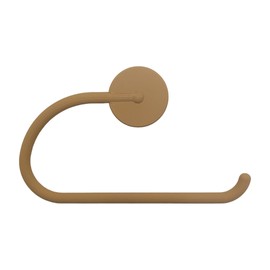 Toilettenpapierhalter zur Wandbefestigung, selbstklebend und schwenkbar, Toilettenpapierhalter, ohne Bohren, umweltfreundliches Material, einfache Installation, Einheitsgröße für Badezimmer (Braun
