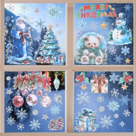 Christmas Window Stickers (Blue)