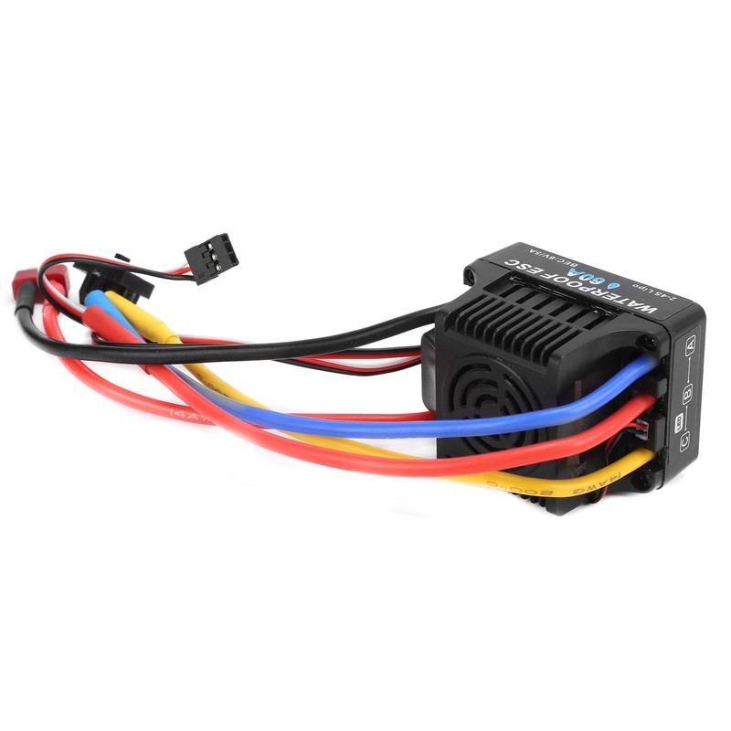RC 60A Brushless Electronic Speed Controller ESC for 1/8 1/10