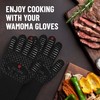Wamoma Long Sleeve Heat Resistant Grill Gloves - Medium Grilling