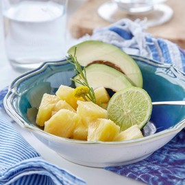 Casafina by Costa Nova Ceramic Stoneware Soup/Cereal Bowl - Dori Collection, Atlantic Blue | Microwave & Dishwasher Safe Dinnerware | Food Safe Glazing | Restaurant Quality Serveware