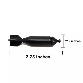 Toy Essentials 12 pc Toy Military Navy Submarine Torpedo Missiles for Playsets or Diorama Set