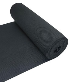 Banda elástica de punto de alta elasticidad, de 6 pulgadas de ancho, color negro, de alta elasticidad, 3 yardas de largo