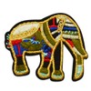 Expo International Lana Elephant Iron On Embroidered Patches/Appliques, Multi Colors
