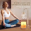 Electric Timer Candle Warmer Light,with Bracket Dimmable Candles Wax Glass