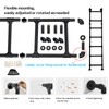 5.3FT Wall/Floor-Mounted Ladders for Home, Basement Window Well Egress Exit
