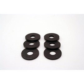 6x Rubber Penny Washers M5, 5.4mm Inner Diameter x 15mm Outer Diameter x 1.7mm Thick Pack of 6 (M5 x 15mm)
