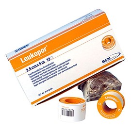 Leukopor 2474 Bandage with Protective Ring, 5 cm x 5 m (Pack of 6)