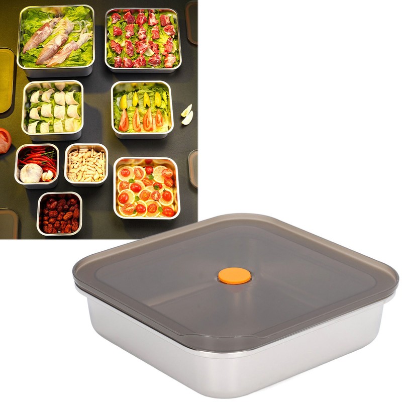Stainless Steel Food Storage Container Stainless Steel Preservation Box Bento