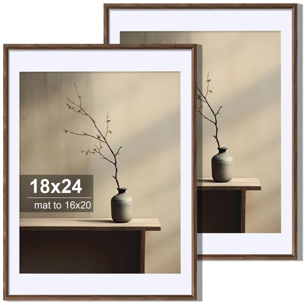 Axeman 18x24 Picture Frame Set of 2, Display 16x20 Pictures