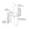 Prime-Line C 1131 Sliding Glass Door Handle Set – Replace