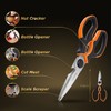 All-purpose kitchen scissors, stainless steel, household scissors, 21 cm, dishwasher