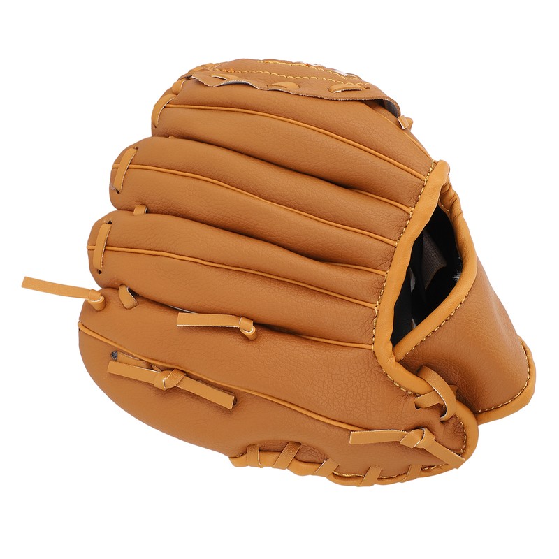 Baseball Glove Ergonomic PU Leather Baseball Mitts Softness Professional Baseball