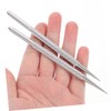 BIUDECO 4pcs Stainless Steel Cuticle Pusher Nail Cleanup Tool with