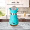 2 Pack Salt & Pepper Shakers Set, Refillable Salt Pepper