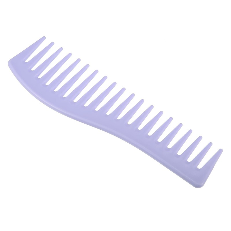 VOCOSTE Wide Tooth Hair Comb Multi-Purpose Tangle Free Plastic Purple