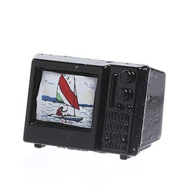 Factory Direct Craft Miniature Retro Box Television | 6 Pieces